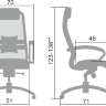 Кресло руководителя САМУРАЙ СЛ-1.03 (SAMURAI SL-1.03) натуральная кожа, коричневый
