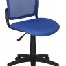 Кресло Бюрократ CH-296/BL/15-10 спинка сетка синий сиденье синий 15-10