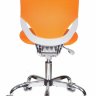 Кресло детское Бюрократ KD-7/TW-96-1 оранжевый TW-96-1 крестовина хром колеса серый (пластик серый)