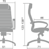 Кресло руководителя САМУРАЙ КЛ-1.03 (SAMURAI KL-1.03) натуральная кожа, черный
