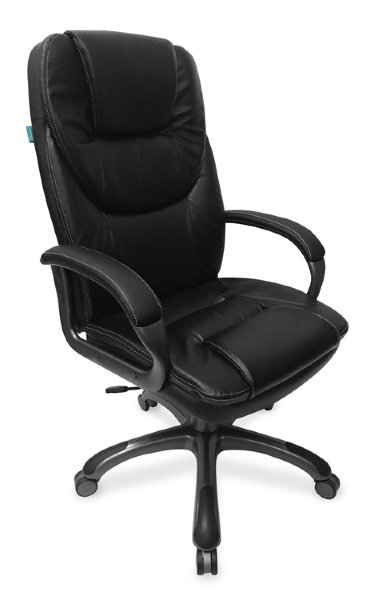 Кресло руководителя Бюрократ T-9905DG/BLACK черный искусственная кожа (пластик темно-серый)