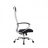 Кресло Metta BK 10 светло-серый, сетка/ткань, крестовина хром Ch