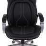 Кресло руководителя Бюрократ T-9919/BLACK сиденье черный кожа/кожзам, усиленное до 181 кг