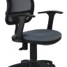 Офисное кресло Бюрократ CH-797AXSN/26-25 (Спинка черная сетка, сиденье серое 26-25, Т-образные подлокотники)