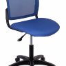 Кресло Бюрократ CH-1296NX/BLUE спинка сетка синий сиденье синий