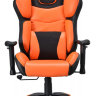 Кресло игровое Бюрократ CH-773/BLACK+OR одна подушка черный/оранжевый искусственная кожа (пластик черный)