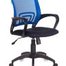 Кресло Бюрократ CH-695N/BL/TW-11 спинка сетка синий TW-05 сиденье черный TW-11