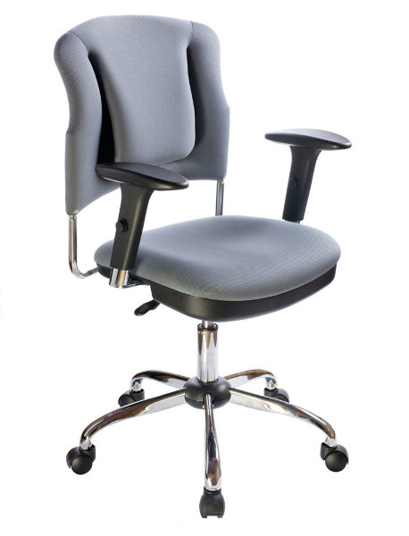 Офисное кресло Бюрократ CH-H323AXSN/G (динамичная поддержка спины, серое 26-25)