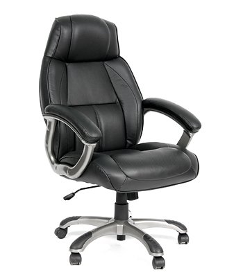 Кресло CHAIRMAN 436 (CH-436) (кожа) цвет черный, коричневый, серый