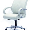 Кресло руководителя CHAIRMAN 444 (СН-444) белый, кожа