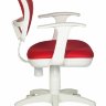 Детское кресло Бюрократ CH-W797/R/TW-97N спинка красный сетка TW-35N сиденье красный TW-97N (белый пластик)