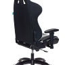 Кресло игровое Бюрократ CH-772N/BL+WHITE две подушки черный/белый искусственная кожа (пластик черный)