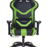Кресло игровое Бюрократ CH-772N/BL+GREEN две подушки черный/зеленый искусственная кожа