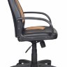Кресло руководителя Бюрократ CH-826/B+BG вставки бежевый сиденье черный искусственная кожа крестовина пластиковая