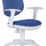 Детское кресло Бюрократ CH-W356AXSN/15-10 темно-синий 15-10 (пластик белый)