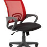 Офисное кресло CHAIRMAN 696 серый пластик TW-12/TW-69 красный