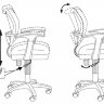 Кресло детское Бюрократ CH-W797/WH/MARK-LB спинка сетка белый сиденье голубой марки (пластик белый)
