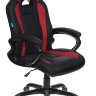 Кресло игровое Бюрократ CH-827/BL+RED черный/красный искусственная кожа