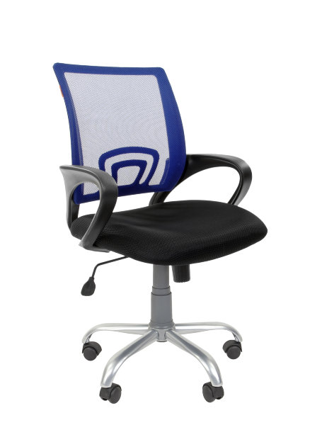 Офисное кресло Chairman 696 Silver синий