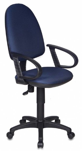 Офисное кресло Бюрократ CH-300AXSN/#Blue (механизм качания спинки, газпатрон, синее JP-15-5)