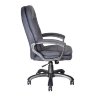 Кресло руководителя Бюрократ CH-868AXSN/MF110 (пластик темно-серый, серая микрофибра MF110)