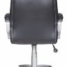 Кресло руководителя Бюрократ T-9910/BLACK черный искусственная кожа крестовина пластиковая (пластик серебро)
