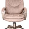 Кресло руководителя Бюрократ CH-868YAXSN/MF103 (пластик золотистый, микрофибра песочного цвета MF103)