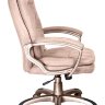 Кресло руководителя Бюрократ CH-868YAXSN/MF103 (пластик золотистый, микрофибра песочного цвета MF103)