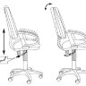 Офисное кресло Бюрократ CH-300AXSN/#Grey (механизм качания спинки, газпатрон, серое  JP-15-1)