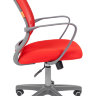 Офисное кресло CHAIRMAN 698 сер.пластик ткань TW красный