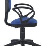 Офисное кресло Бюрократ CH-318AXN/15-10 (черный пластик, ткань темно-синяя 15-10)