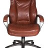 Кресло руководителя Бюрократ CH-879AXSN/Brown пластик темно-серый, коричневая иск. кожа (CH-879DG/Brown)