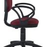 Офисное кресло Бюрократ CH-318AXN/15-11 (черный пластик, ткань бордовая 15-11)