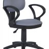 Офисное кресло Бюрократ CH-318AXN/15-48 (черный пластик, ткань серая 15-48)