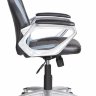 Кресло игровое Бюрократ CH-825S/Black+Gr черный серый вставка иск.кожа (пластик серебристый)