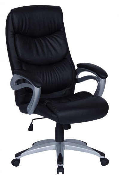 Кресло руководителя Бюрократ CH-S840/BLACK черный искусственная кожа (пластик серебро)