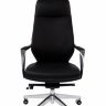 Офисное кресло Chairman 920 кожа/кз, черный