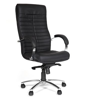 Кресло CHAIRMAN 480 (CH-480) экокожа, цвет черный
