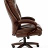 Офисное кресло Chairman 408 кожа, коричневый