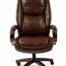 Офисное кресло Chairman 408 кожа, коричневый