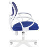 Офисное кресло CHAIRMAN 450 LT белый пластик TW-10/TW-05 синий