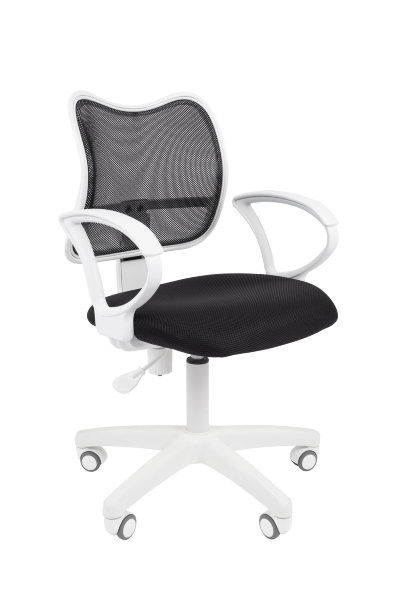 Офисное кресло CHAIRMAN 450 LT белый пластик TW-11/TW-01 черный
