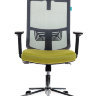 Кресло руководителя Бюрократ MC-612-H/DG/GREEN серый TW-04 сиденье зеленый BAHAMA крестовина хром