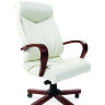 Офисное кресло CHAIRMAN 420 WD кожа белая
