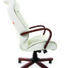 Офисное кресло CHAIRMAN 420 WD кожа белая