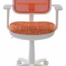 Кресло Бюрократ CH-W797/OR/GIRAFFE спинка сетка оранжевый сиденье оранжевый жираф Giraffe (пластик белый)