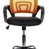 Кресло Бюрократ CH-695SL/OR/BLACK спинка сетка оранжевый TW-38-3 сиденье черный TW-11 крестовина хром