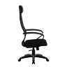 Кресло Metta SU-1-BP Комплект 11 темно-серый, сетка/ткань, крестовина пластик Pl