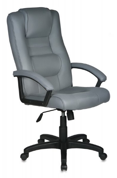 Кресло руководителя Бюрократ T-9906AXSN/F11 серый F11 нубук
