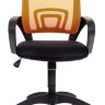 Кресло Бюрократ CH-695/OR/BLACK спинка сетка оранжевый TW-38-3 сиденье черный TW-11